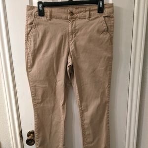 Ana Khaki Ankle Pants